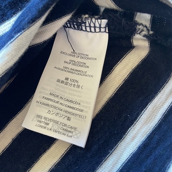 CrewCuts. Blue and white jersey size 6-7. Never worn! - Picture 4 of 5